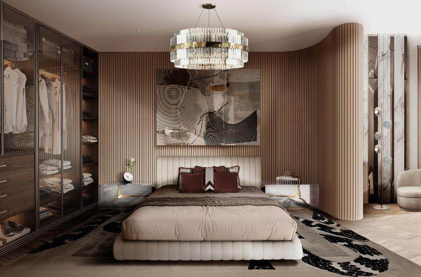 UNIQUE BEDROOM DESIGN WITH BROWN COLORS Inspirations Caffe Latte Home