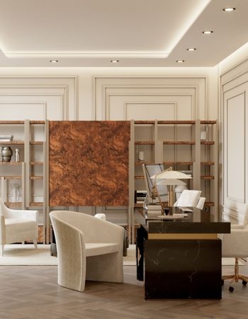  WARM TONES OFFICE  Inspirations Caffe Latte Home