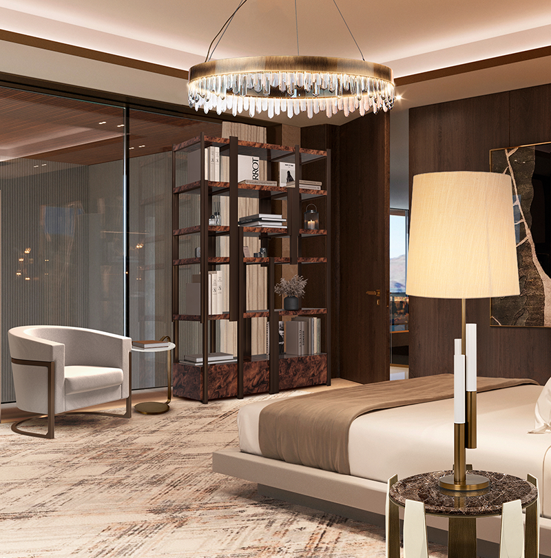 Napoli Oval dining table Caffe Latte Home