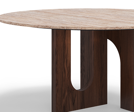 Affogato Round dining table Caffe Latte Home