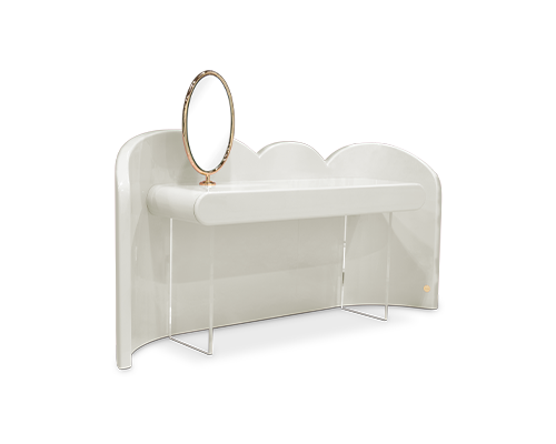 Cloud Vanity dressing table Caffe Latte Home
