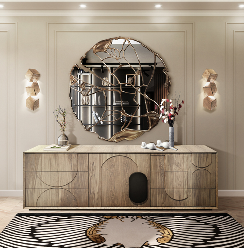 Napoli Oval dining table Caffe Latte Home