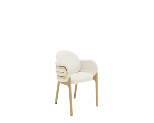 Dunaway II dining chair Inspirations Caffe Latte Home
