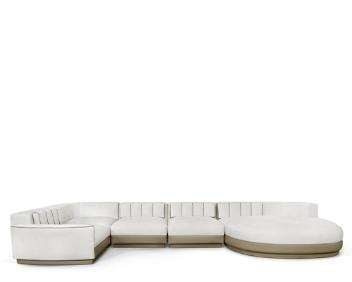 Milenio Modular sofa Inspirations Caffe Latte Home