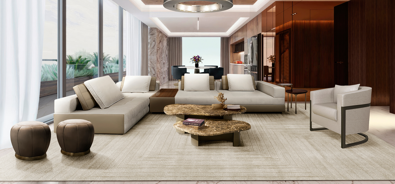 CAPUCHIN MODULAR SOFA Caffe Latte Home