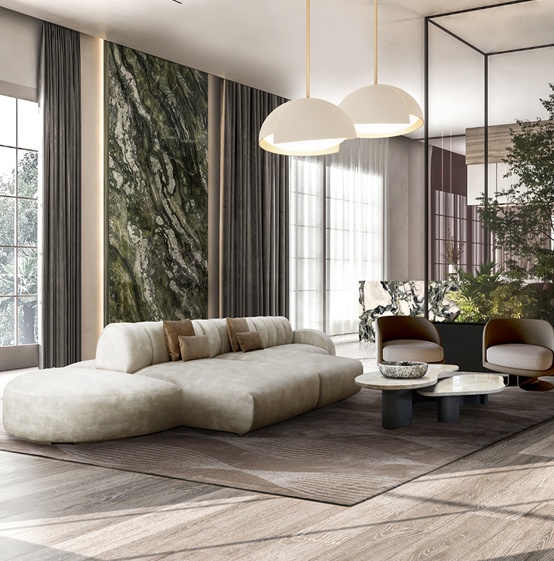 Cassia Modular sofa Caffe Latte Home