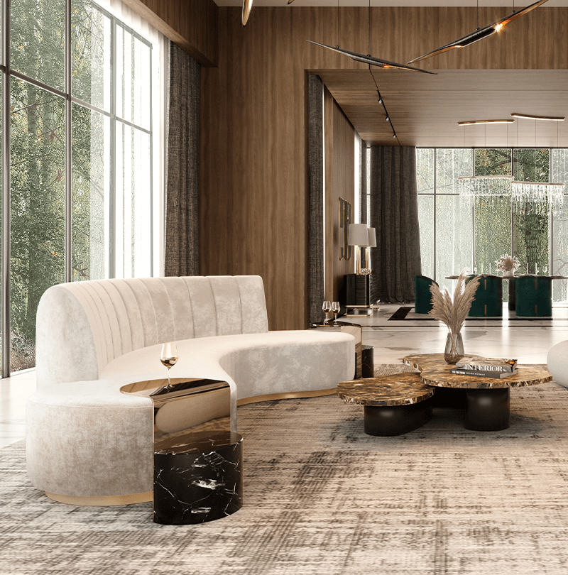 Napoli Oval dining table Caffe Latte Home
