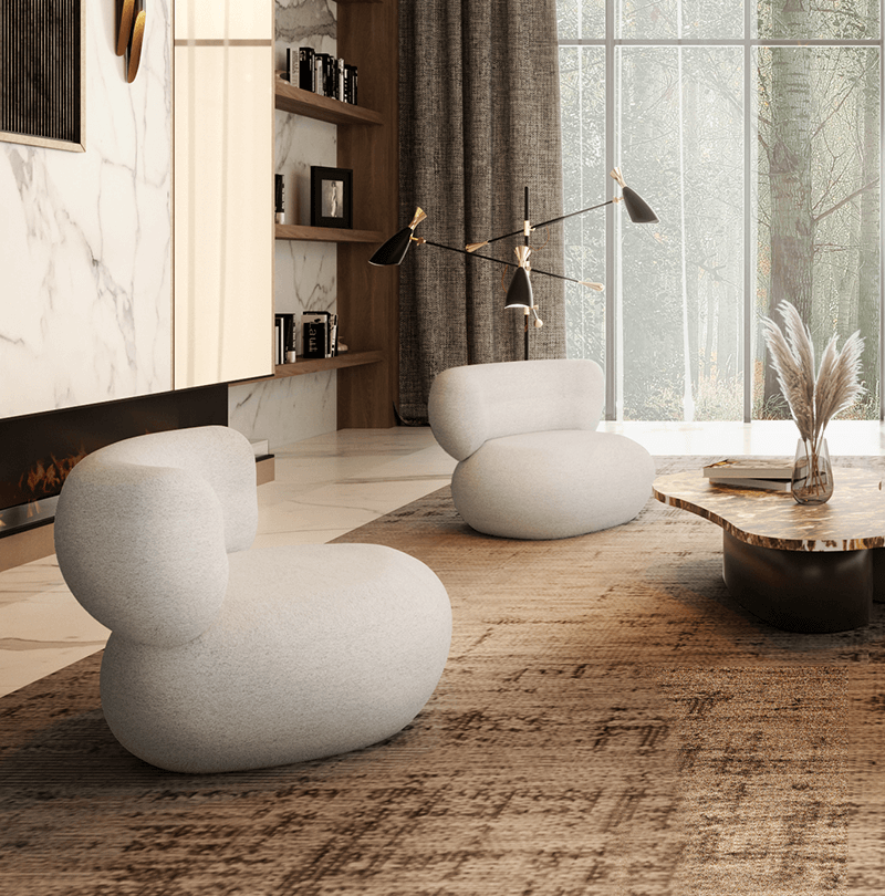 Napoli Oval dining table Caffe Latte Home