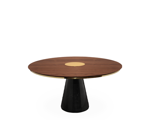 BERTOIA DINING TABLE Caffe Latte Home