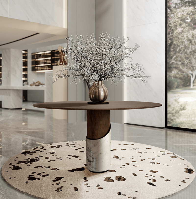 Napoli Oval dining table Caffe Latte Home