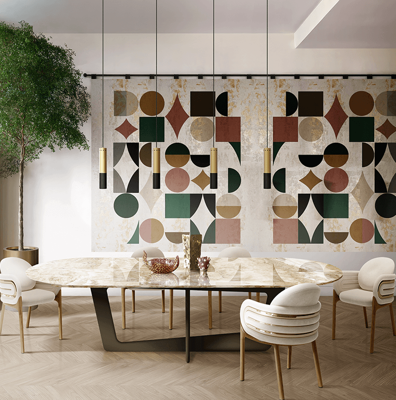NAPOLI OVAL DINING TABLE Caffe Latte Home