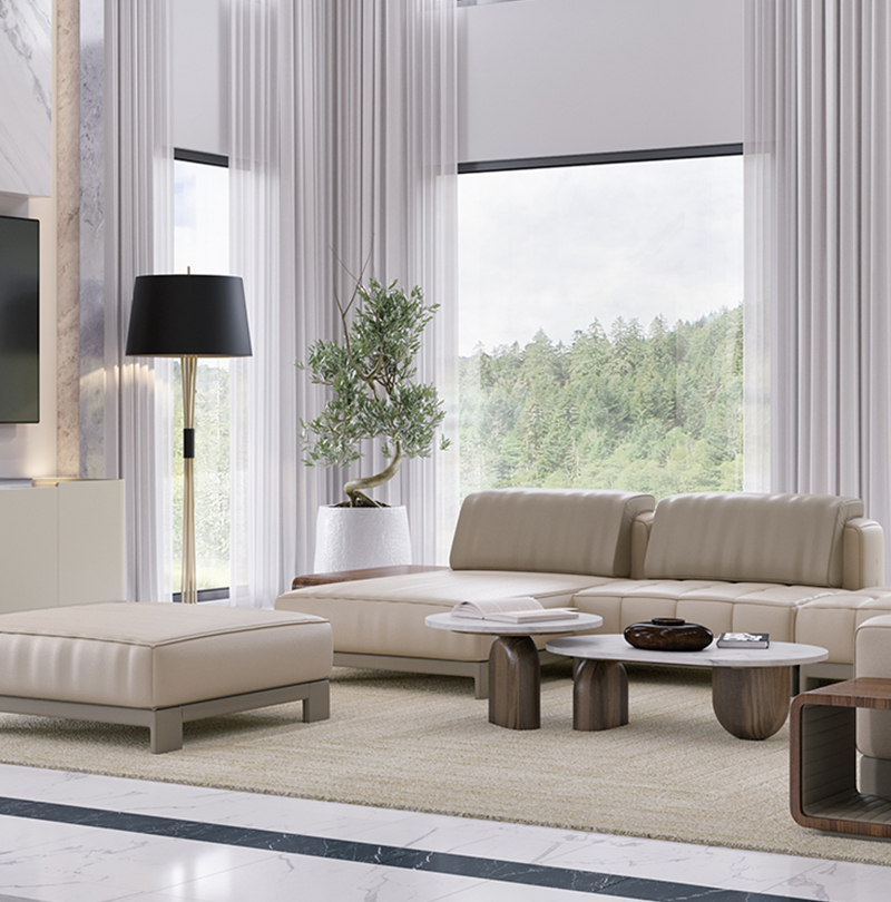 Napoli Oval dining table Caffe Latte Home