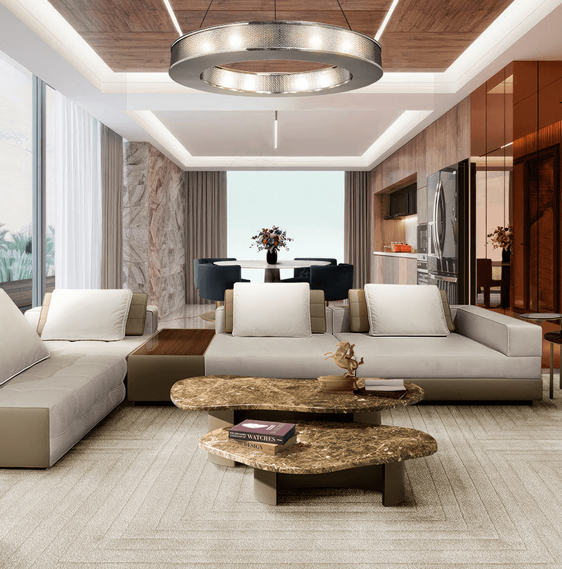 Robusta center table Caffe Latte Home