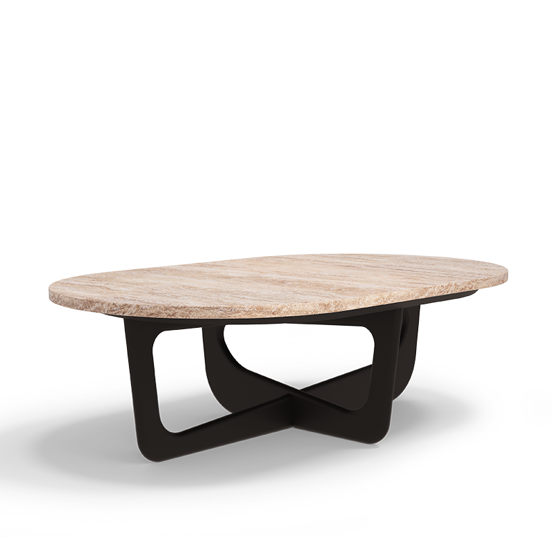 NAPOLI OVAL CENTER TABLE Caffe Latte Home