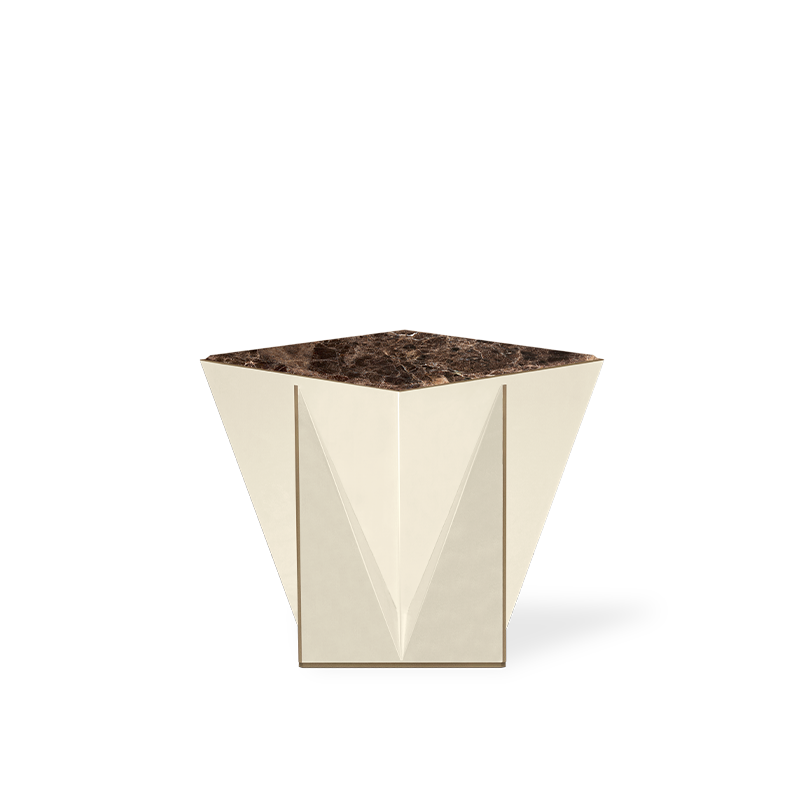 PRISMA SIDE TABLE Caffe Latte Home