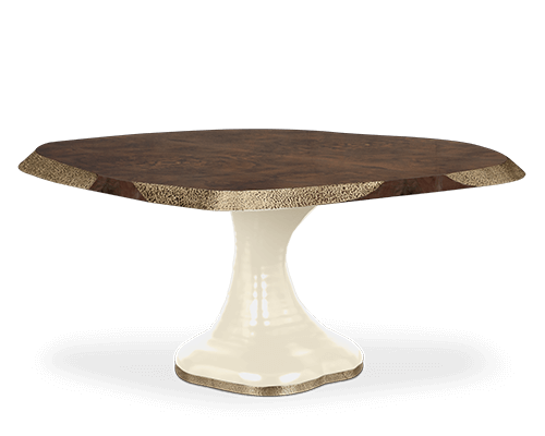 Plateau II dining table Inspirations Caffe Latte Home