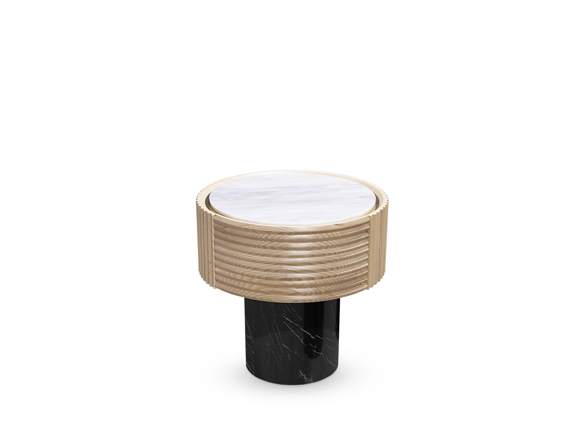 Anjelica side table Caffe Latte Home