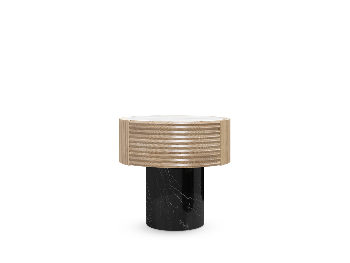 Anjelica side table Caffe Latte Home