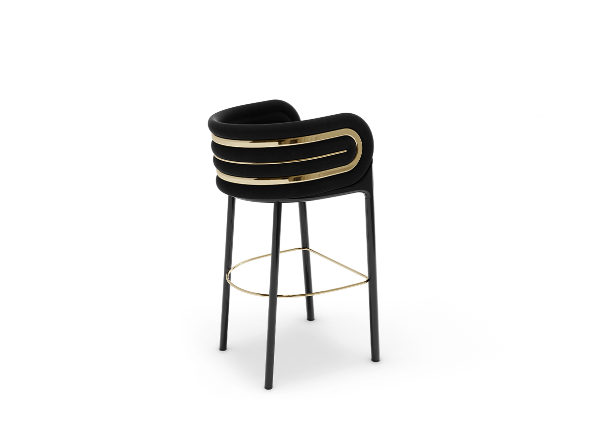 Dunaway bar chair Caffe Latte Home