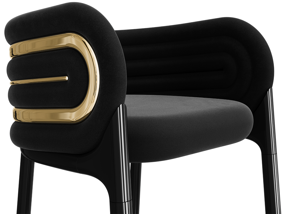 Dunaway bar chair Caffe Latte Home