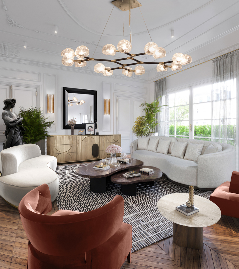 Horus II suspension Caffe Latte Home