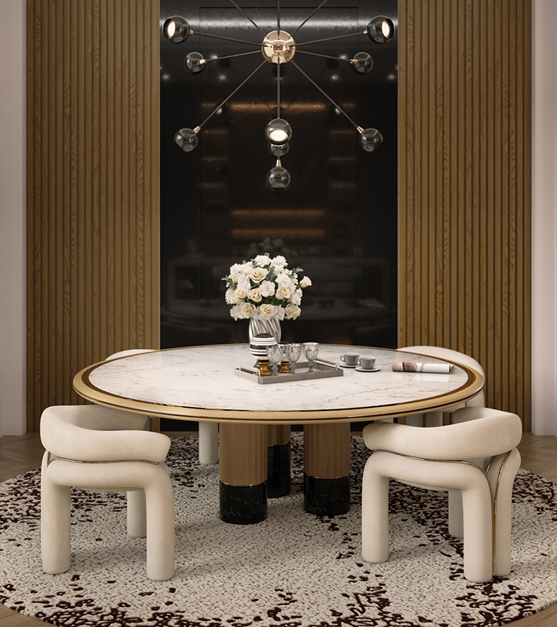 Lange dining chair Caffe Latte Home