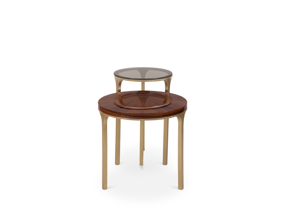Luray side table Caffe Latte Home