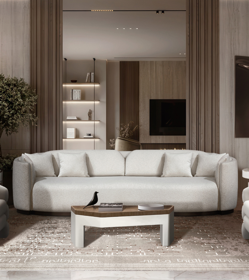 Minas Small center table Caffe Latte Home