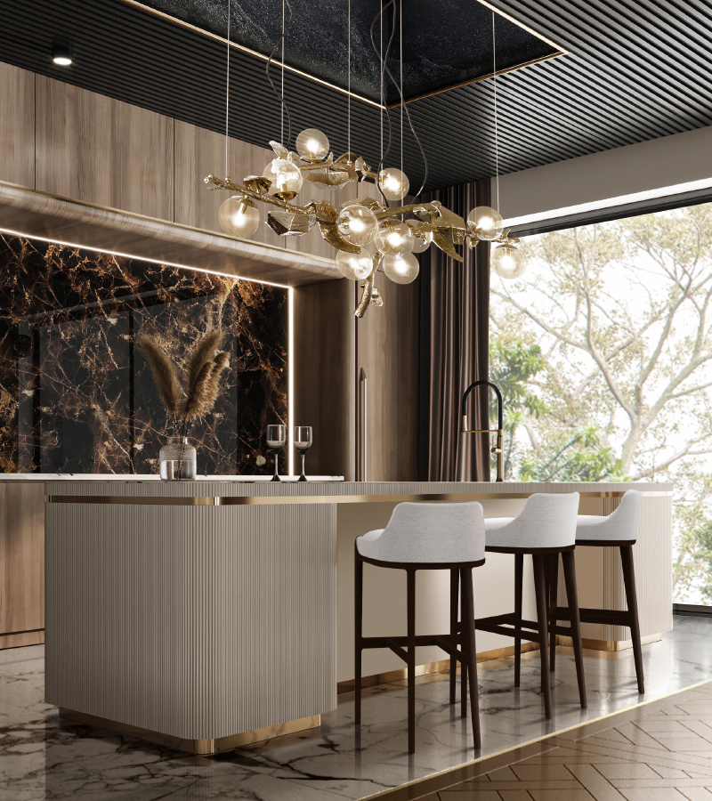 Moka bar chair Caffe Latte Home