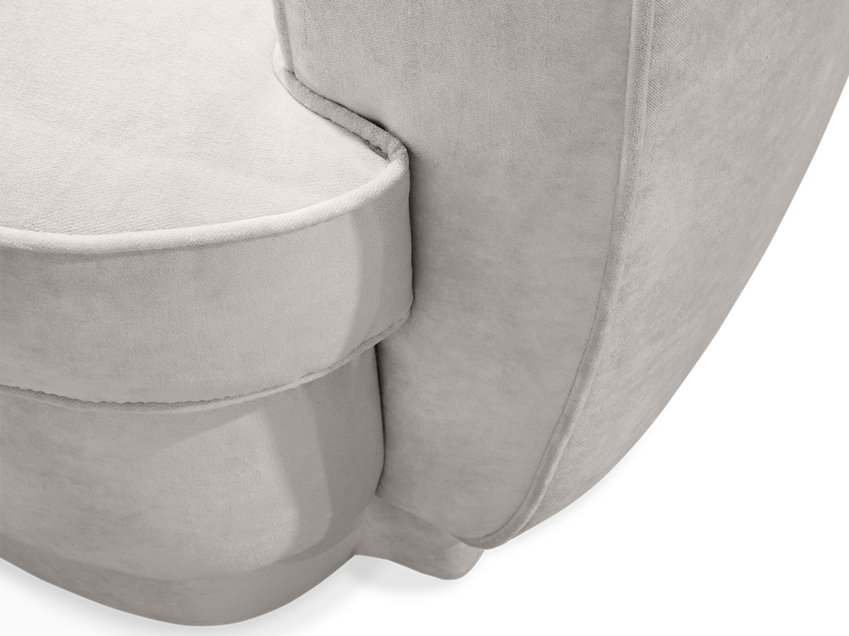 Pearl Round Two sofa Caffe Latte Home