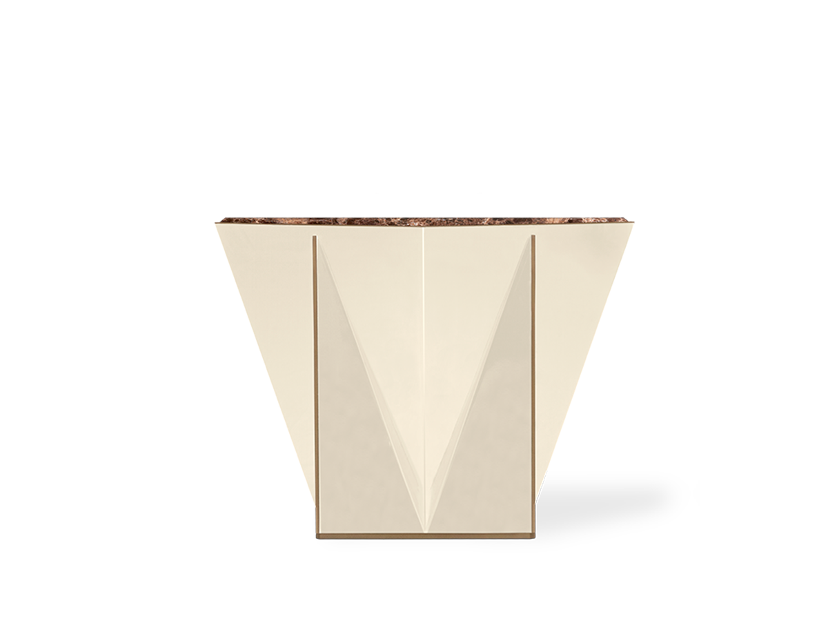 Prisma side table Caffe Latte Home