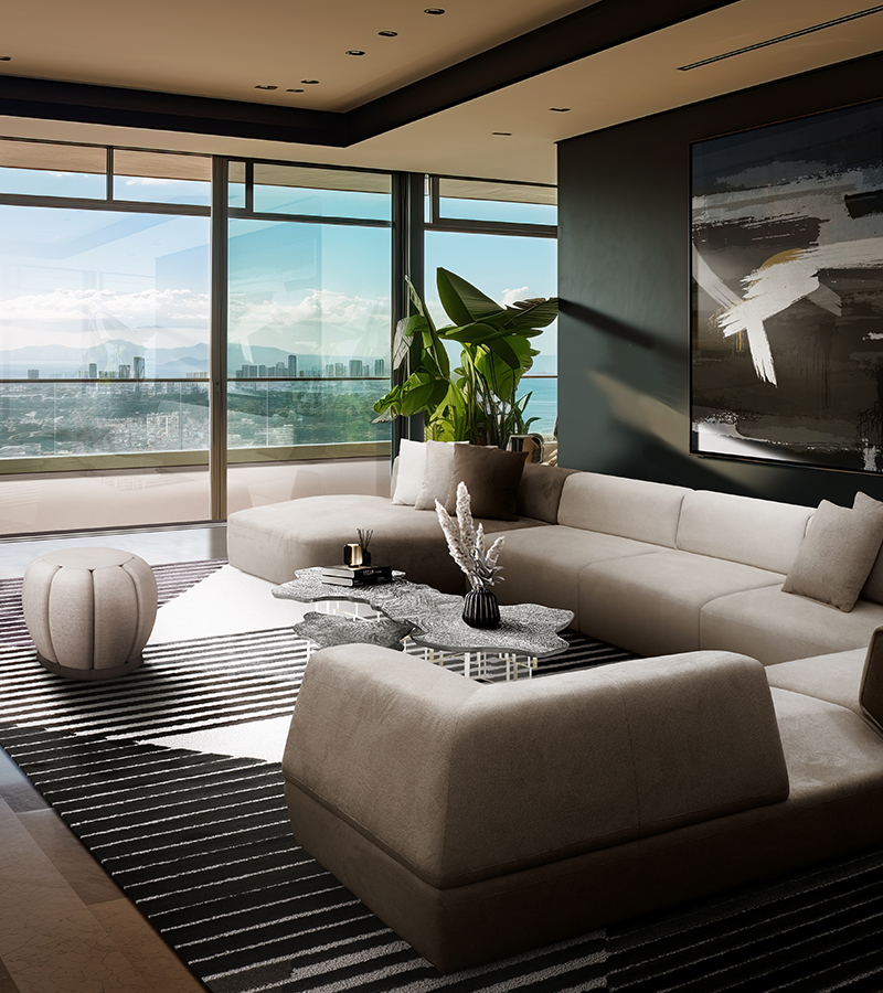 Siphon Modular sofa Caffe Latte Home